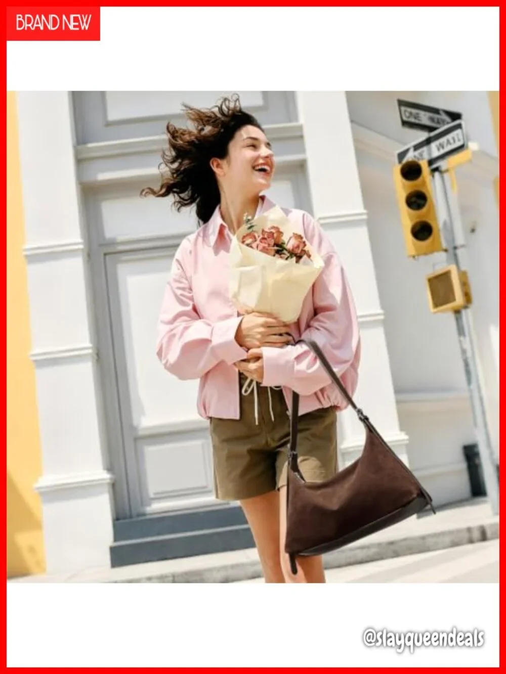 Suede Tote Bag Crescent Hobo Trendy Fall Purse Women
